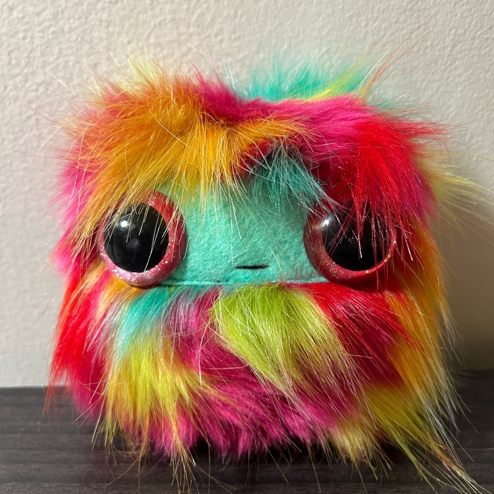 Vibrant Multicolor Plush Creature
